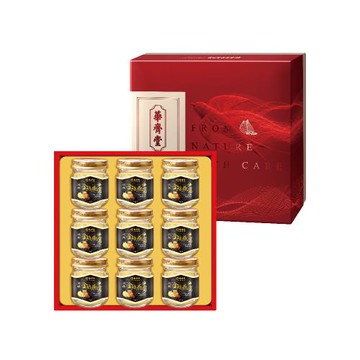 【華齊堂】楓糖金絲燕窩禮盒(75ml/9入/盒)x1盒