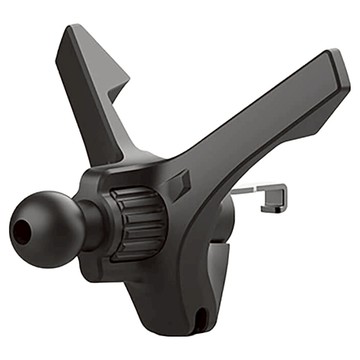 POLYWELL 寶利威爾 通用型車用手機支架配件 三角固定 伸縮掛勾 萬向球 PW15-T65-1181 17mm  1個  黑色