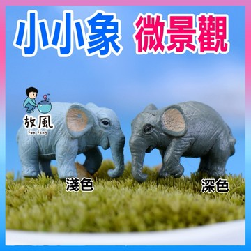 台灣免運出貨【新上架】小小象|大象|微景觀造景|水族造景|童話故事|園藝造景|動物|elephant|DIY|苔癬裝飾
