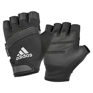 adidas 愛迪達 防滑短指手套 ADGB-13153 48g  15.7 x 12.6 x 2.5cm  格調灰  1雙