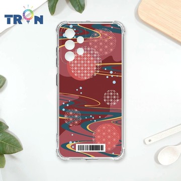 TRON 三星 A52/52s 日系和風圓點星河系列 四角防摔載具殼 軟殼 手機殼