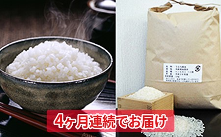 定期便 米 加西産ヒノヒカリ1等米（白米） 5kg×4回 4か月連続お届け