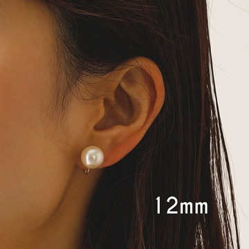 kiska pearl ─ 12mm 珍珠圈式耳夾