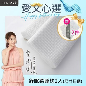 TENDAYS 舒眠柔睡枕 2入組(7/8/9/10cm高尺寸任選 記憶枕)