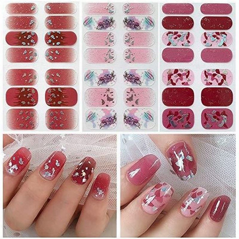 Mirae ネイルシール 手 3枚入り 立体3dデザイン ネイルステッカー 手用 ジェルネイル ネイルアット ネイルデザイン 手の爪 貼るだけ簡単 セ 通販 Lineポイント最大get Lineショッピング