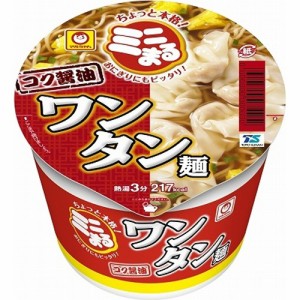 マルちゃん ミニまる コク醤油ワンタン麺  ×12