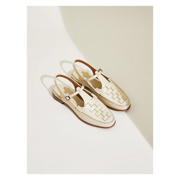 西班牙小眾設計復古手工編織包頭涼鞋女羅馬鞋子單鞋漁夫鞋