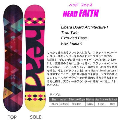 S6HEAD 146cm レディーススノーボードセット-