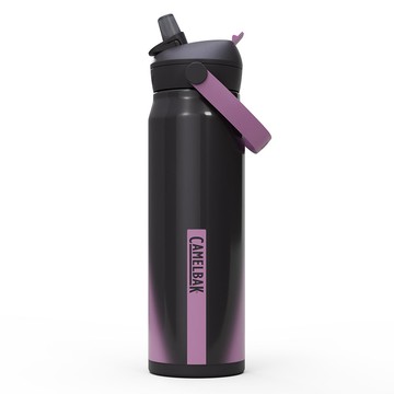 【墾趣】CAMELBAK 750ml Flip Straw不鏽鋼多水吸管保溫瓶(保冰) 夜幕紫