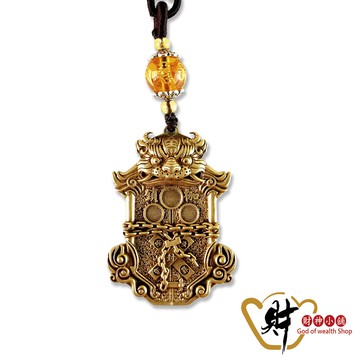 財神小舖 夯枷代刑枷鎖吊飾(消災解厄款)《含開光》DSZ-5555   夯枷解厄，代刑除罪