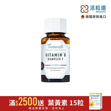 【德國 活粒適】維生素B複合物F膠囊 90粒(獨家德國進口微營養領導品牌)