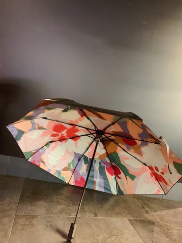 新款防曬防紫外線三折復古花朵黑膠遮陽傘小黑傘晴雨兩用太陽傘