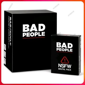 ✨臺灣熱銷✨英文版歐美桌遊 BAD PEOPLE 壞人基礎版擴展版卡牌休閒聚會遊戲