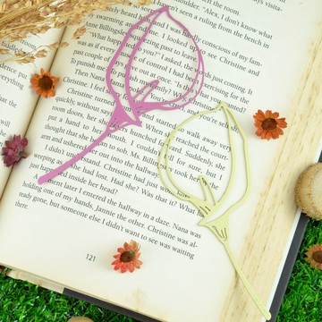 海芋書籤 Desk+1花書籤 附卡片及信封