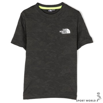 The North Face 北面 童裝 大童 短袖上衣 排汗 灰【運動世界】NF0A82E8I8H