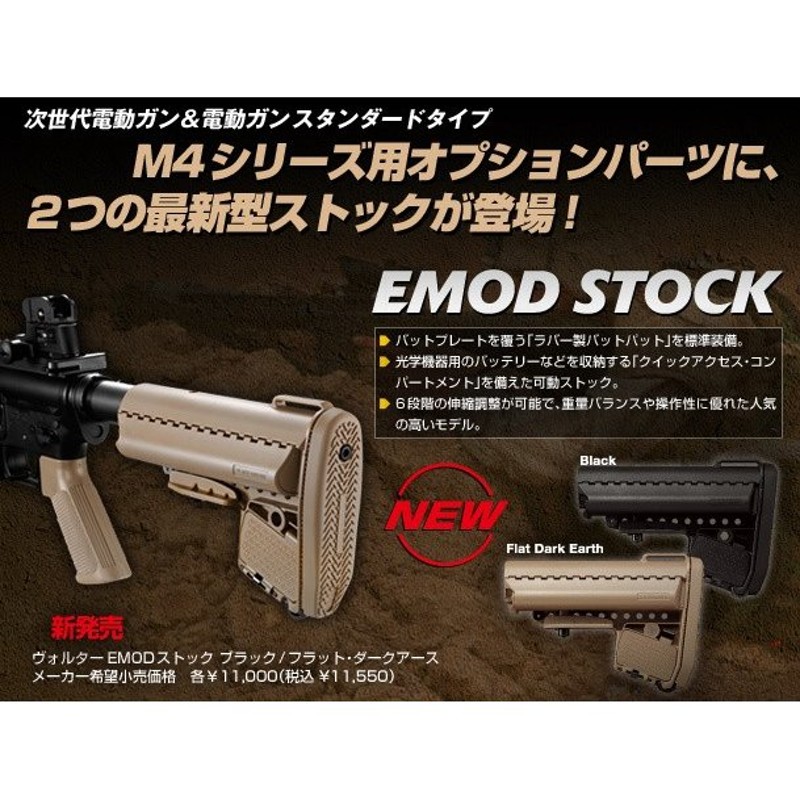 東京マルイ No.175  ヴォルター EMOD ストック FDE