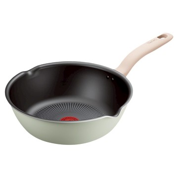 Tefal 特福 抹茶時光系列不沾深平鍋 G179649  24cm  1個