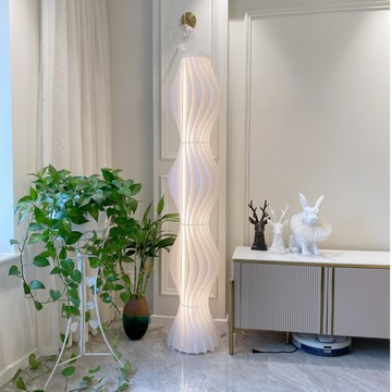 落地燈 立燈 地燈 網紅燈 客廳燈 氛圍燈 免運速發 開發票 網紅草裙落地燈客廳沙發裝飾光影設計師藝術感臥室ins風氛圍臺燈