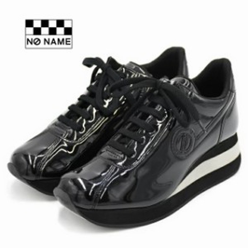 No Name ノーネーム スニーカー Speed 厚底 スニーカー スピード 美脚 ヒールスニーカー エナメル ブラック レディース 婦人靴 通販 Lineポイント最大1 0 Get Lineショッピング