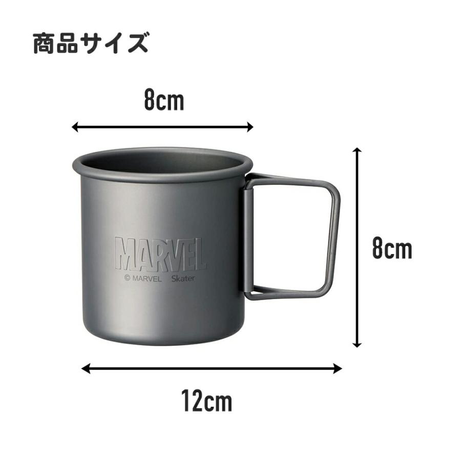 スヌーピー マグカップ 300ml 折りたたみハンドル付き キャンプ 用 コップ アウトドア 軽量 スケーター AKOH1