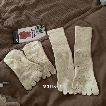 新品普拉提襪“清冷波點”春秋高筒加長豎紋防滑瑜伽襪壓力襪女生