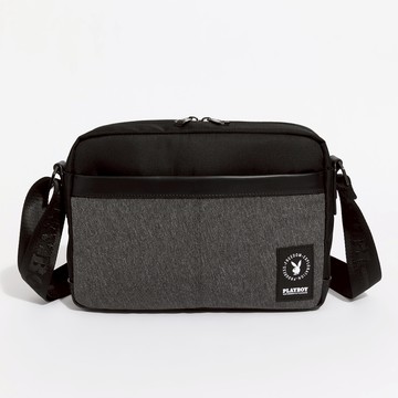 PLAYBOY - 斜背包  Explore系列 - 灰色