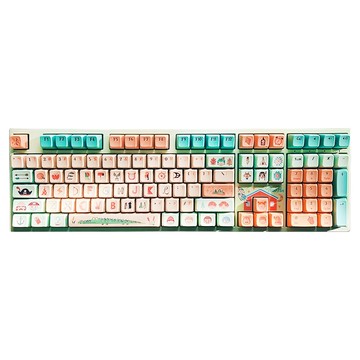 Ducky創傑 One 2 Pro 100% 童趣特別版靜電容軸白光鍵盤  1入  小飛俠彼得潘  440 x 135 x 40mm