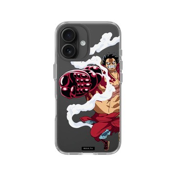 iPhone 16 Clear 透明 - 航海王 One Piece - 復刻系列-魯夫四檔彈跳人
