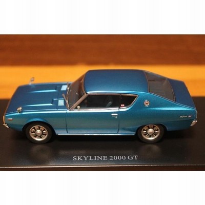 DISM1/43 KGC110 ケンメリスカイライン HT 2000GT ブルー