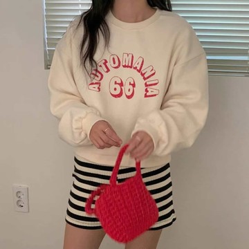 正韓T恤 字母印花長袖T恤FIE1037-創翊韓都