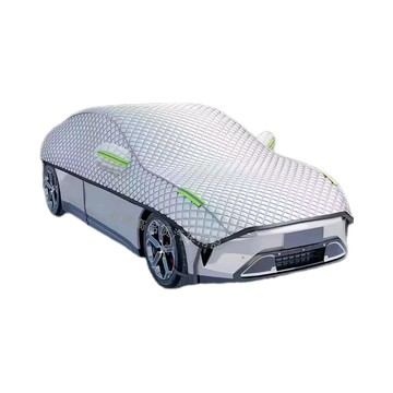 【臺灣出貨】 汽車車衣半罩遮陽擋防曬防雨防塵車罩四季通用加厚遮陽擋 量大價優