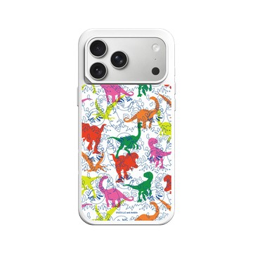 iPhone 17 Pro Max SolidX 白 - Jurassic Park/ Jurassic World - RISO印刷