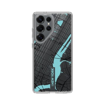 Galaxy S25 Ultra Clear 透明 - JOCR - New York (Black Logo)