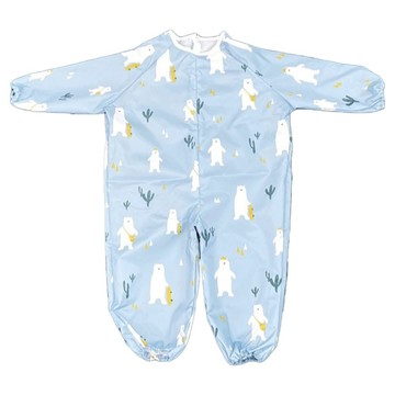 BANY KIDS 全身款幼兒畫衣  M(90~100cm)  熊