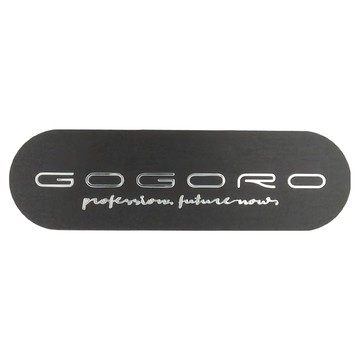 GOGORO2前飾板 gogoro銀字  1個