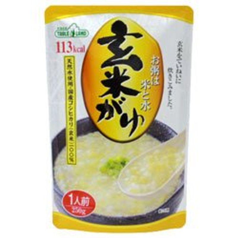 丸善食品工業 テーブルランド 玄米がゆ 250gパウチ×24(12×2)袋入