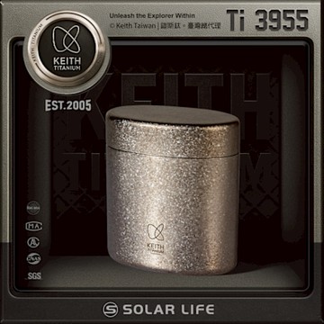 Keith 鎧斯鈦隨身茶葉罐 / Ti3955.純鈦茶葉罐 茶葉密封罐 遮光防潮罐 儲豆罐保鮮罐 旅行泡茶
