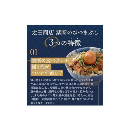 ふるさと納税 和歌山県 田辺市 紀州南高梅ひつまぶし 2食セット《うなぎ》 ／ 和歌山 田辺市 国産 国産鰻 鰻 うなぎ ひつまぶし 梅ひつまぶし 紀州南高梅 南高…