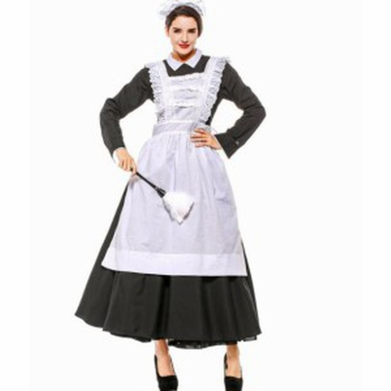 メイド服 コスプレ ハロウィン メイド ハロウィン フレンチメイド ウエートレス 仮装 コスチューム ワンピース 大人用 ワンピース Hallo 通販 Lineポイント最大1 0 Get Lineショッピング