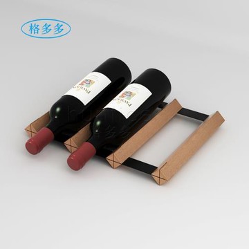 huntice格多多酒架半格紅酒展示架儲存桌面簡約紅酒瓶收納置物架