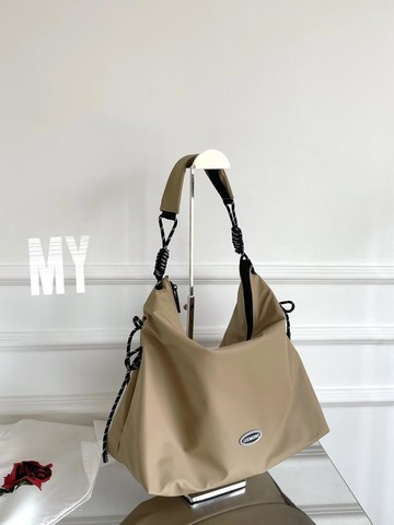 MY新款繩結單肩托特包大包女日系簡約百搭休閑大容量斜挎包通勤包【淘夢屋】