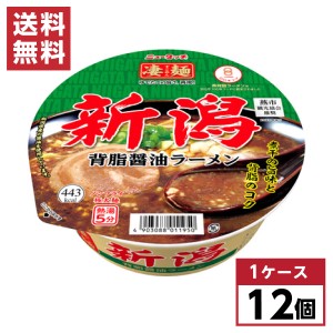  ヤマダイ ニュータッチ  凄麺 新潟背脂醤油ラーメン 124g×12個 箱買い 1ケース ラーメン ご当地 醤油 極太麺 備蓄 ノン