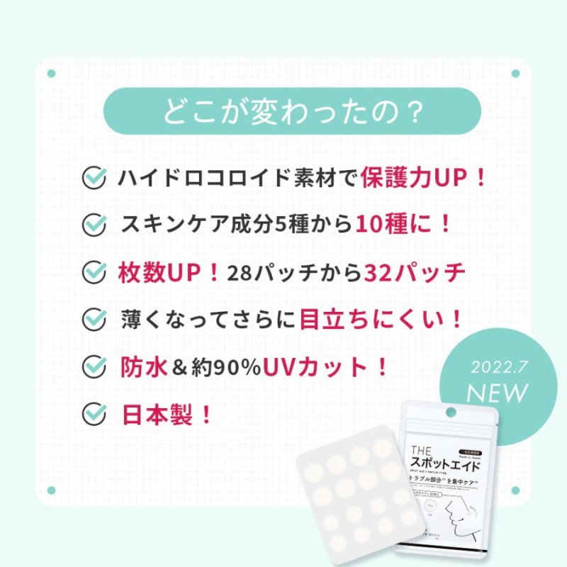 ハイドロコロイド ポイントシール ニキビパッチ スポットパッチ にきび