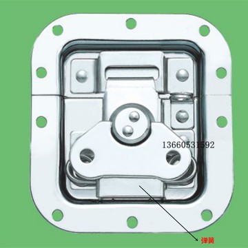 廠家供應優質中掛鎖蝴蝶鎖扣自帶彈簧鎖扣標準航空箱鎖五金配件