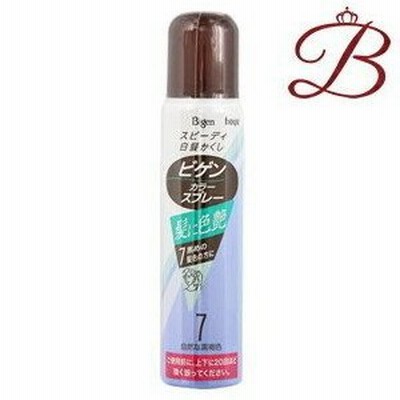 ホーユー ビゲン カラースプレー 7 自然な黒褐色 82g (125mL)