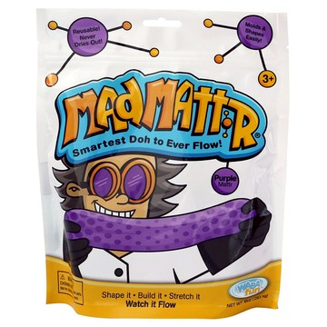 Mad Mattr 瘋狂博士MM沙 葡萄紫 1包 10oz - 動力沙 兒童黏土 安全無毒 益智玩具