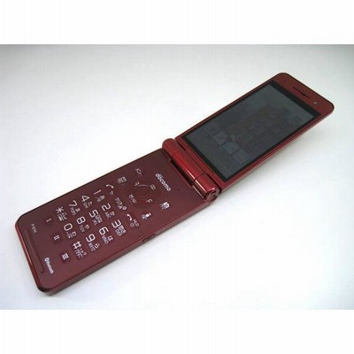 NTTdocomo - 【美品】docomo P-01H レッド ムスビー｜安心保証付 良品中古 P-01H レッド 中古本体【P-01H