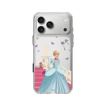 iPhone 17 Pro Max Clear Case（相機按鈕） 透明 - 迪士尼-公主系列 Disney Princess - 迪士尼公主 - 灰姑娘