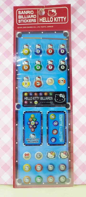 【震撼精品百貨】Hello Kitty 凱蒂貓 KITTY立體貼紙-賓果藍 震撼日式精品百貨