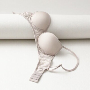 真絲文胸無鋼圈100桑蠶絲內衣女士小胸收副乳罩有大碼無痕超薄款無痕內衣【聚物優品】